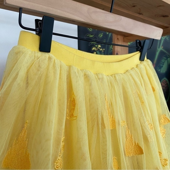 Hanna Andersson X Disney Princess Repunzel Embroidered Yellow Tulle Skirt 10 - Picture 5 of 9